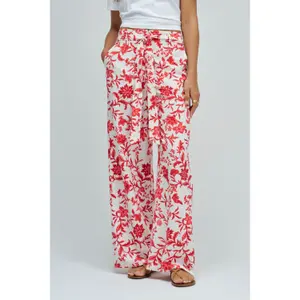 Floral Print Wide Leg Trousers Women Salsa Jeans image-1