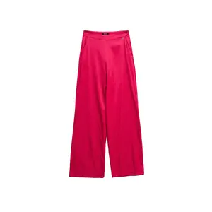 Wide Leg Satin Trousers Women Salsa Jeans image-0