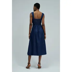 Women's denim dress Salsa Jeans Midi image-2