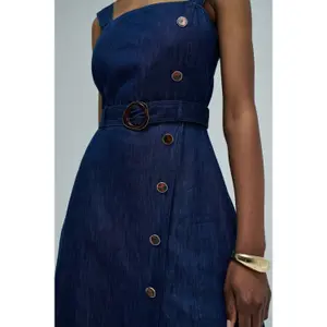 Women's denim dress Salsa Jeans Midi image-3