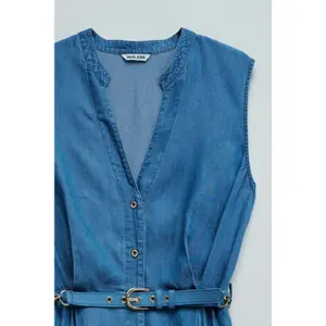 Women's denim dress Salsa Jeans Midi image-4