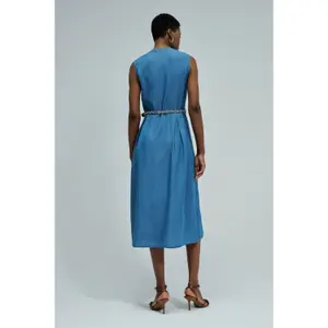 Women's denim dress Salsa Jeans Midi image-2