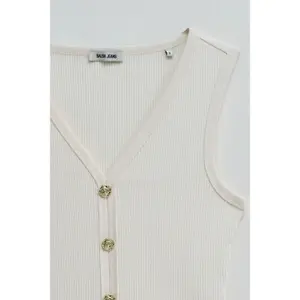 Γυναικείο αμάνικο μπλουζάκι Salsa Jeans Cancelled image-4