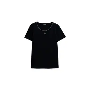 T-shirt med lurex dame Salsa Jeans Basic image-0