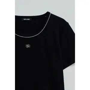 T-shirt med lurex dame Salsa Jeans Basic image-4