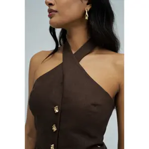 Linen women's gilet Salsa Jeans image-3