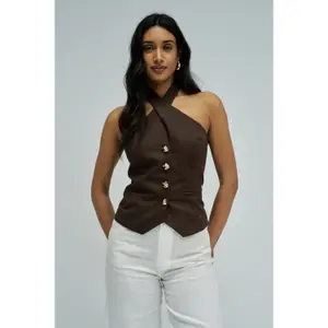 Linen women's gilet Salsa Jeans image-1
