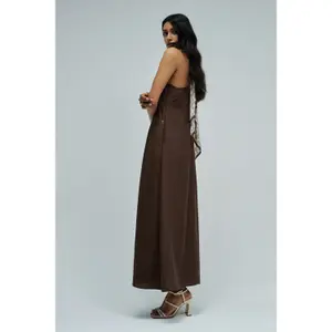 Light Denim Dress with Linen Womens Salsa Jeans image-3