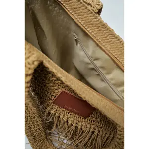 Woven Raffia Handbag Women Salsa Jeans image-4