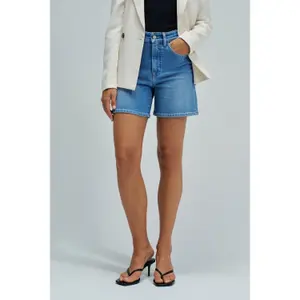 Women's Push In Denim Shorts Salsa Jeans Faith image-1