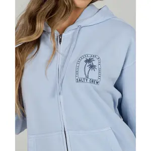Casaco com capuz com fecho de correr para mulher Salty Crew Archway image-2