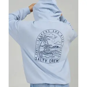 Casaco com capuz com fecho de correr para mulher Salty Crew Archway image-3