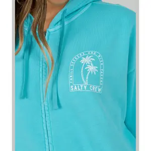 Casaco com capuz com fecho de correr para mulher Salty Crew Archway image-2