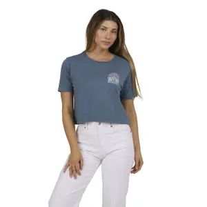 T-shirt curta para mulher Salty Crew In the Rays image-0