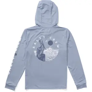 Hoodie Kinder Salty Crew Stake Out image-1