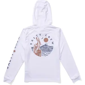 Hoodie Kinder Salty Crew Stake Out image-1