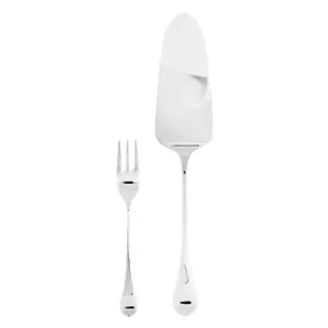 13-piece dessert cutlery set Sambonet Queen Anne image-0