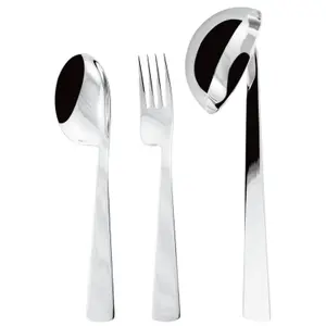 3-piece cutlery set Sambonet Gio Ponti Conca image-0