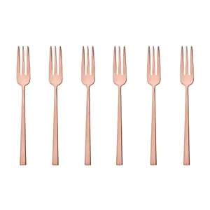 Pie forks Sambonet Rock (x6) image-0