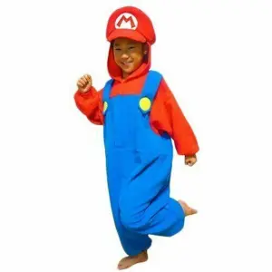 61nin032-pyjama-enfant-samourai-market-nintendo-kigurumi-mario-bleu-rouge-37x28x8-cm