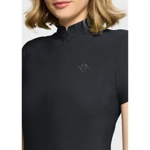 Women's riding polo shirt Samshield Bella Crystal Ferna image-2