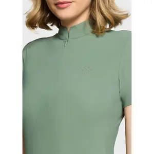 Women's riding polo shirt Samshield Bella Crystal Ferna image-2