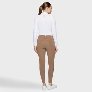 Full grip riding Trousers for women Samshield Delice Flower Embroidery image-1