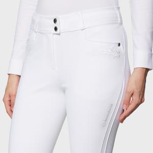 Full grip competition Trousers for women Samshield Delice Flower Embroidery image-2