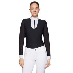 Dames wedstrijdpolo met lange mouwen Samshield Faustine Premium