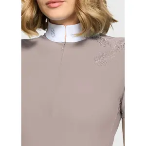 Damska koszula do jazdy konnej Samshield Lea Crystal Ferna image-2