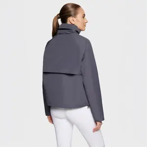 Waterdichte damesrijjas met capuchon Samshield Lina image-1