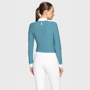 Women's long sleeve competition polo shirt Samshield Lou image-1