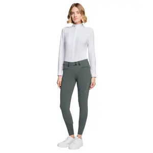 Pantalon équitation mid grip femme Samshield Adele Crystal Fabric image-0