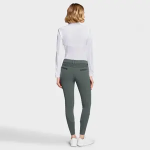 Pantalon équitation mid grip femme Samshield Adele Crystal Fabric image-1