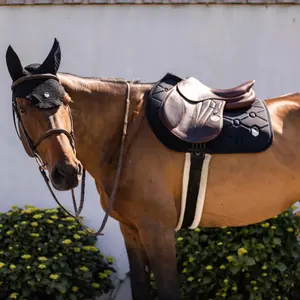 Sadelunderlag til heste Samshield Spineshield Jump Embroidery image-2