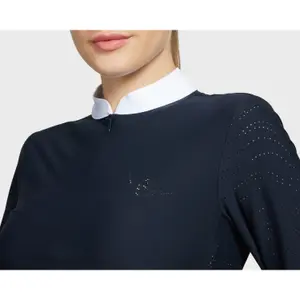 Women's long sleeve competition Polo shirt Samshield Aloise Boreal image-2