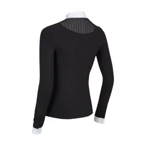 Women's long-sleeved riding polo shirt Samshield Beatrice image-1