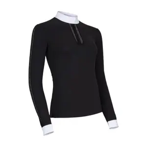 Women's long-sleeved riding polo shirt Samshield Caroline