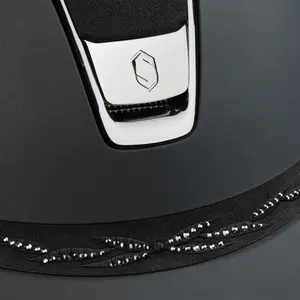 Jezdecká helma Samshield Custom Miss Shadowmatt Flower Swarovski 2.0 image-2