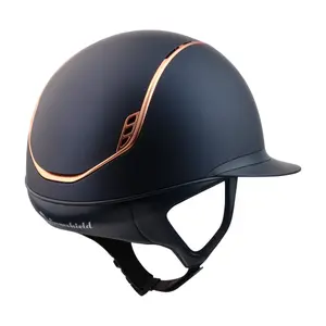 Kask jeździecki Samshield Custom Miss Shadowmatt Pink Gold 2.0 image-1