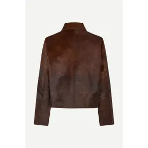 Women's leather jacket Samsoe Samsoe Salylo image-3