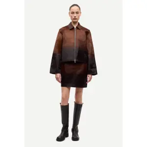 Women's leather jacket Samsoe Samsoe Salylo image-1