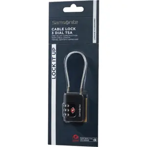 Λουκέτο με κωδικό 3 ψηφίων Samsonite Cablelock Ta Revolution image-2
