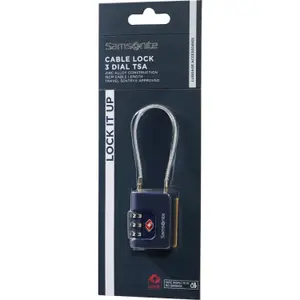 Λουκέτο με κωδικό 3 ψηφίων Samsonite Cablelock Ta Revolution image-2