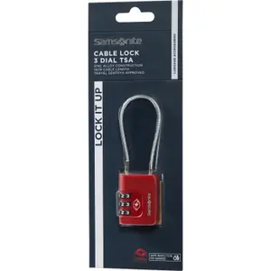 Λουκέτο με κωδικό 3 ψηφίων Samsonite Cablelock Ta Revolution image-2