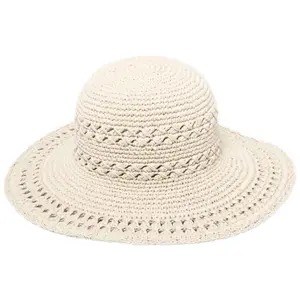 Wide Brim Crocheted Cotton Hat Women San Diego Hat
