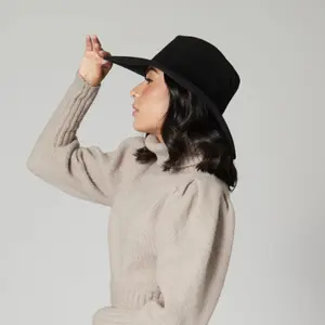 Sewn-Woven Faux Suede Hat Women San Diego Hat Pioneer image-4