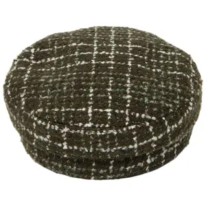 Women's Sewn-Woven Tweed Beret San Diego Hat Emmy Lou image-2