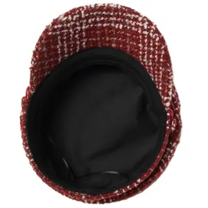 Women's Sewn-Woven Tweed Beret San Diego Hat Emmy Lou image-4