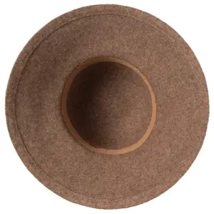Women's Soft Wool Blend Hat with Leather Cord Trim San Diego Hat Park Lane image-1